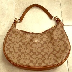 Leather Coach purse handbag
